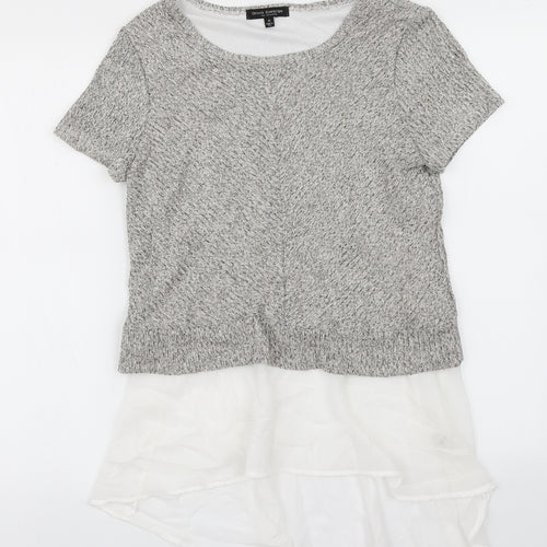 Green Envelope Womens Grey   Basic T-Shirt Size M