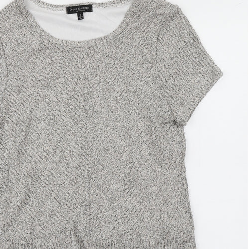 Green Envelope Womens Grey   Basic T-Shirt Size M