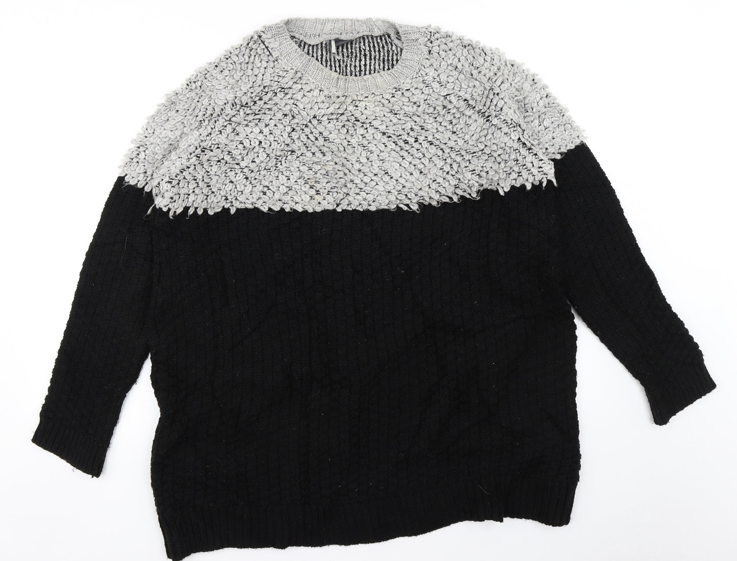Spark & Fade Womens Black   Pullover Jumper Size L