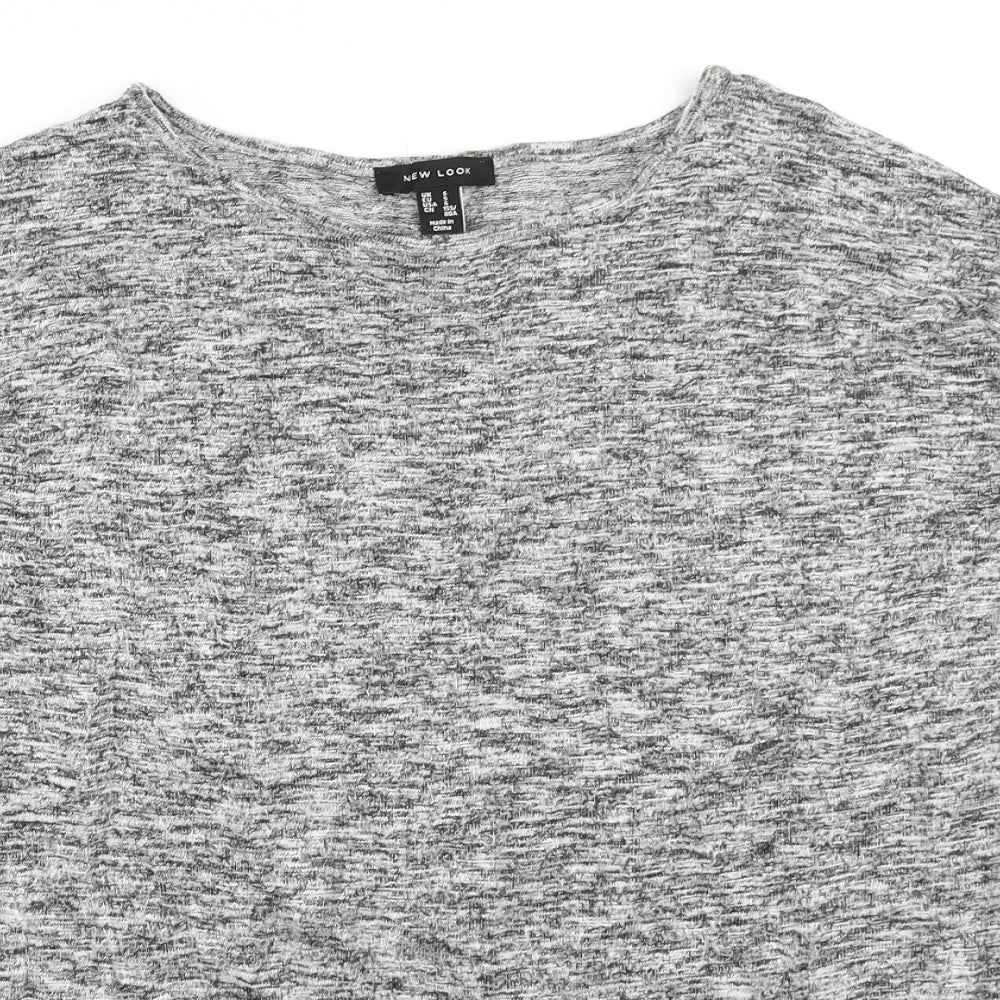 New Look Womens Grey   Basic T-Shirt Size S