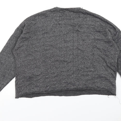 Zara Womens Grey   Pullover Jumper Size L