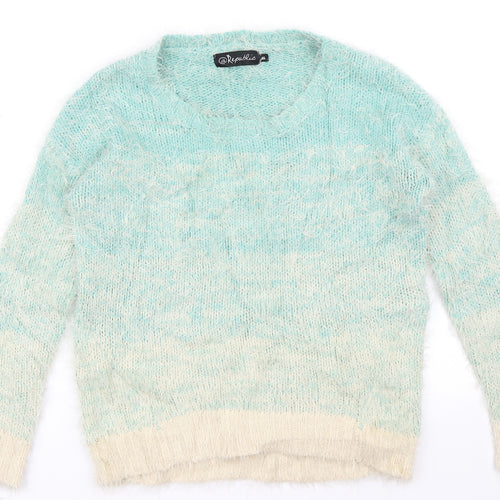 @Republic Womens Blue   Pullover Jumper Size XS
