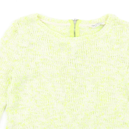 Miss Selfridge Womens Yellow   Pullover Jumper Size 6
