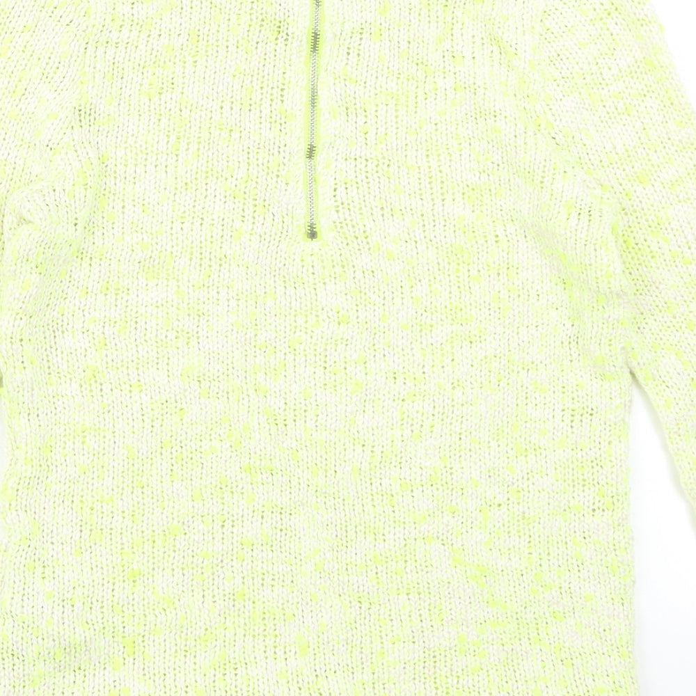 Miss Selfridge Womens Yellow   Pullover Jumper Size 6