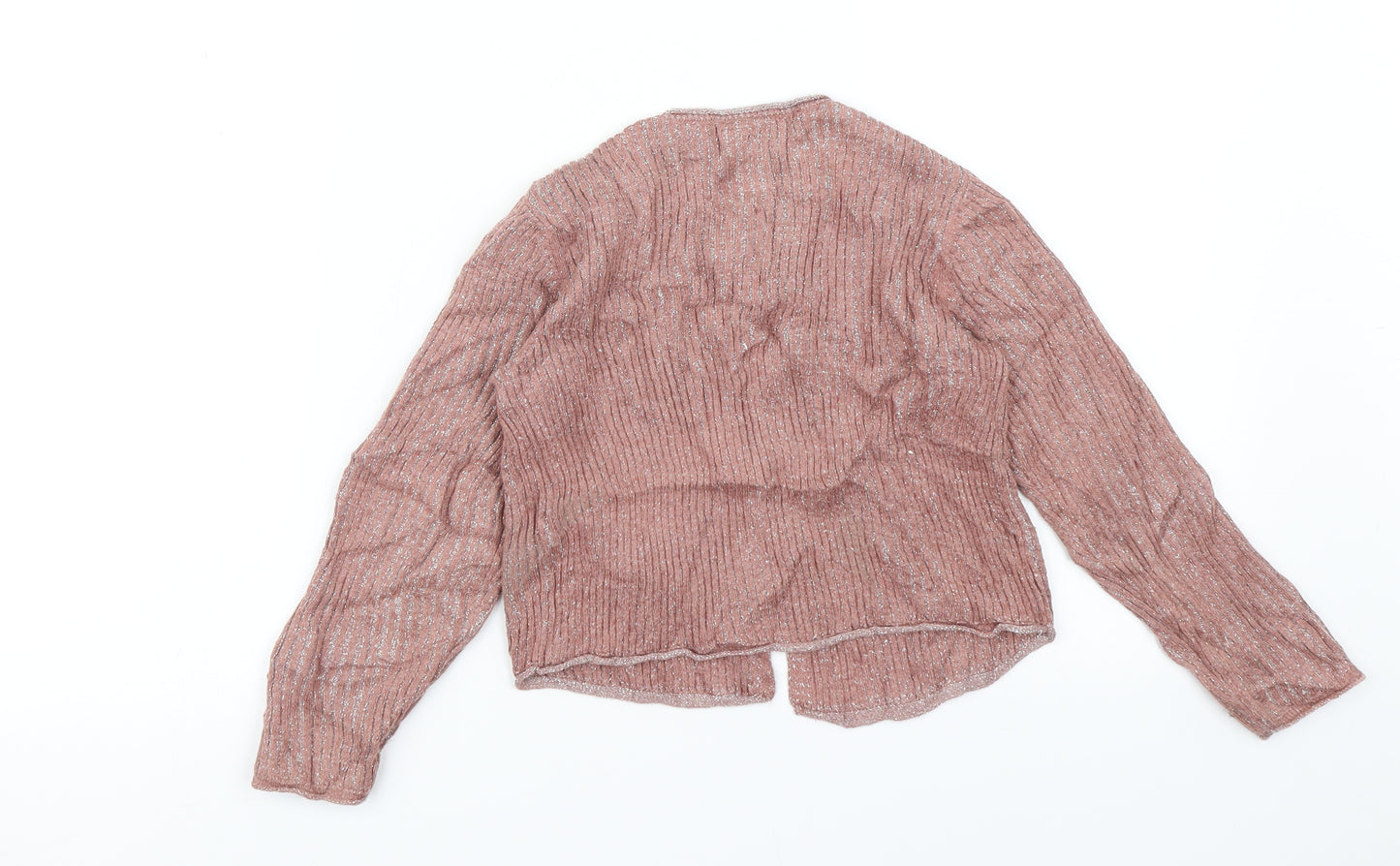 Zara Girls Pink   Cardigan Jumper Size 7 Years