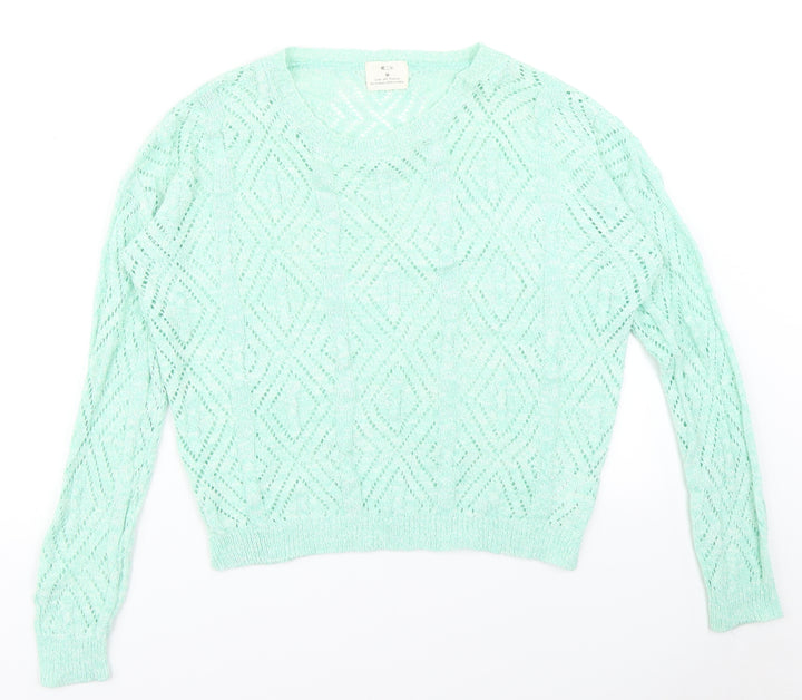Pins & Needles Womens Blue Pullover Jumper Size M