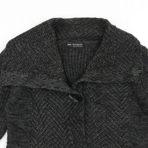 Autograph Womens Grey   Cape Jumper Size 12