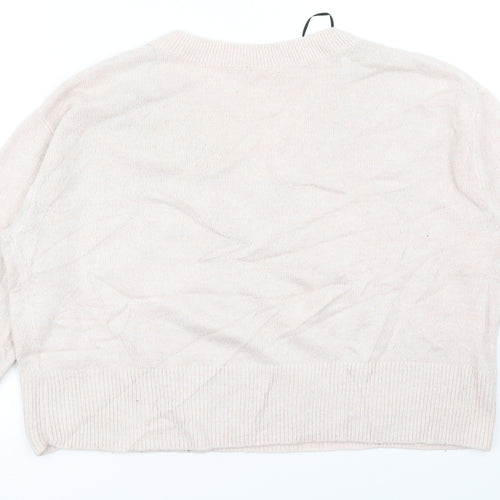 H&M Womens Pink   Pullover Jumper Size M