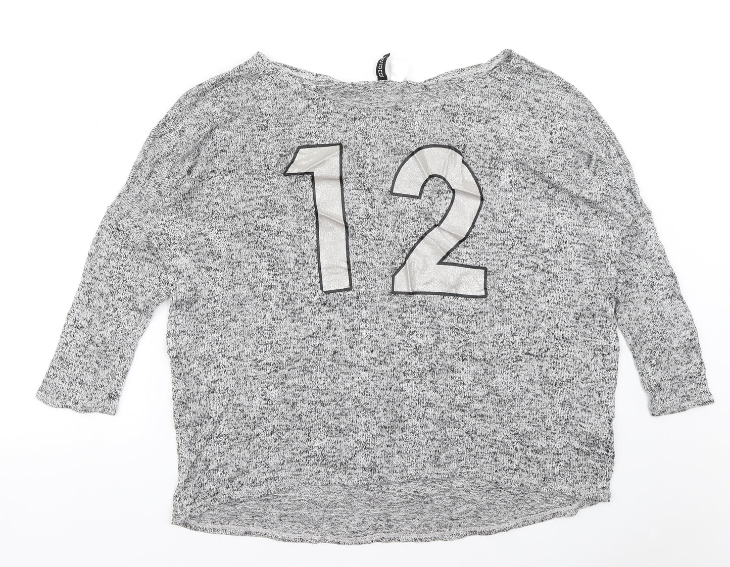 Divided Womens Grey   Pullover Jumper Size M