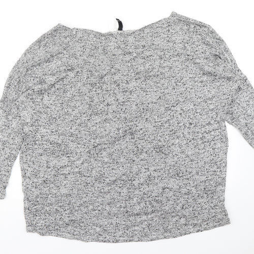 Divided Womens Grey   Pullover Jumper Size M