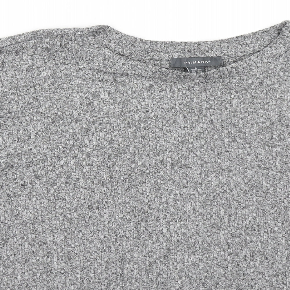 Primark Womens Grey   Pullover Jumper Size L
