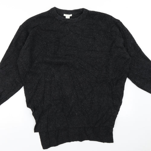H&M Womens Black   Pullover Jumper Size S