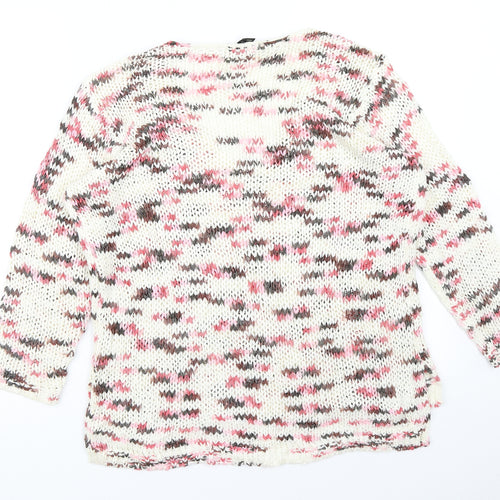 H&M Womens Ivory   Pullover Jumper Size L