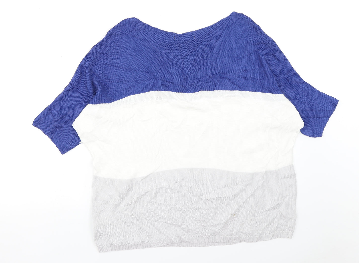 Nabella Womens Blue   Pullover Jumper Size L