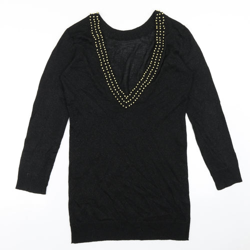 Motel Rocks Womens Black   Pullover Jumper Size S