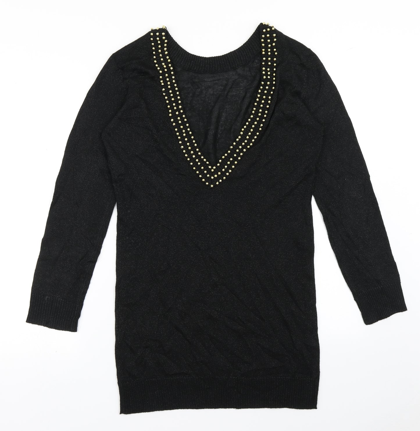 Motel Rocks Womens Black   Pullover Jumper Size S