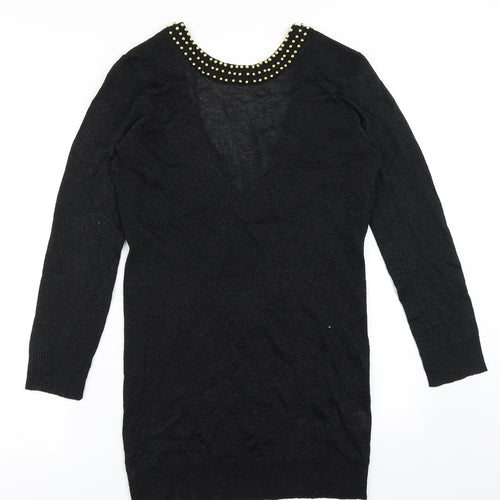 Motel Rocks Womens Black   Pullover Jumper Size S