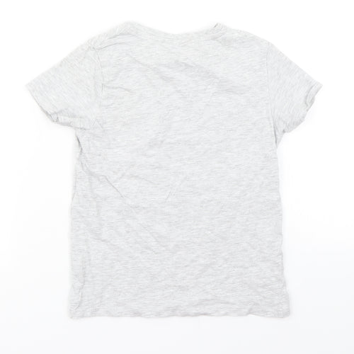 Pep & Co Boys Grey   Basic T-Shirt Size 6-7 Years  - Never Game Over