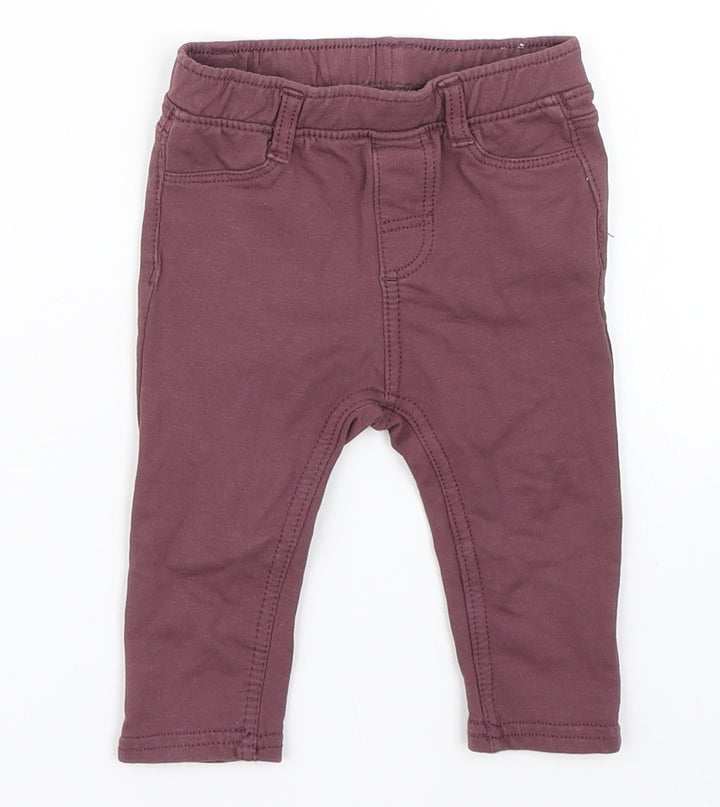 H&M Baby Purple Jogger Trousers Size 6-9 Months