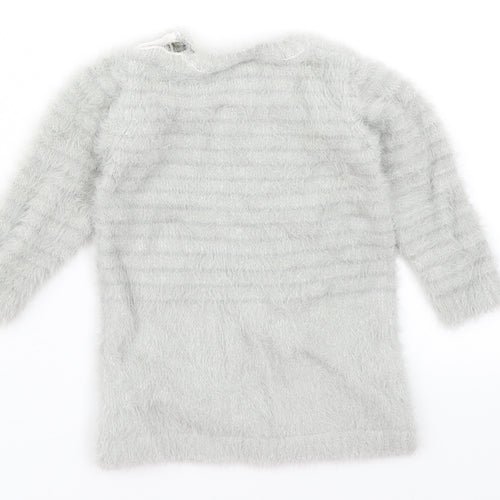 Primark Baby Grey   Pullover Jumper Size 3-6 Months  - Rabbit