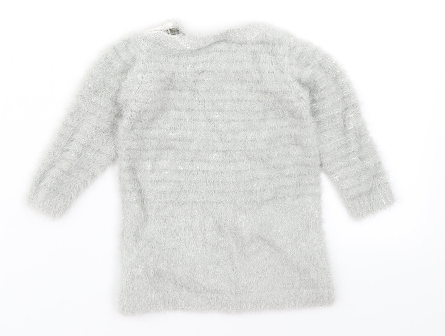 Primark Baby Grey   Pullover Jumper Size 3-6 Months  - Rabbit