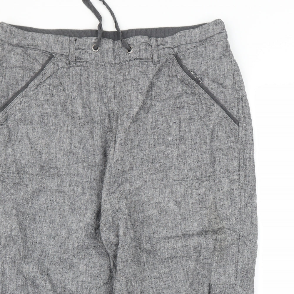 Yours Womens Grey   Capri Trousers Size 16
