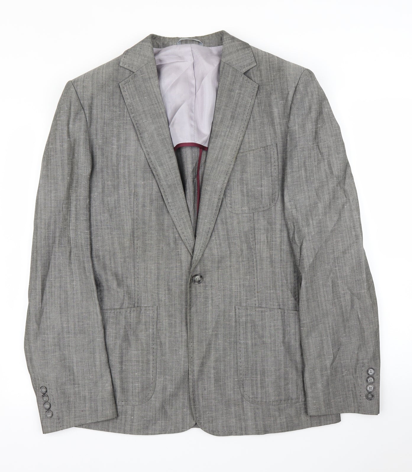 New Men  Mens Grey   Jacket Suit Jacket Size 40