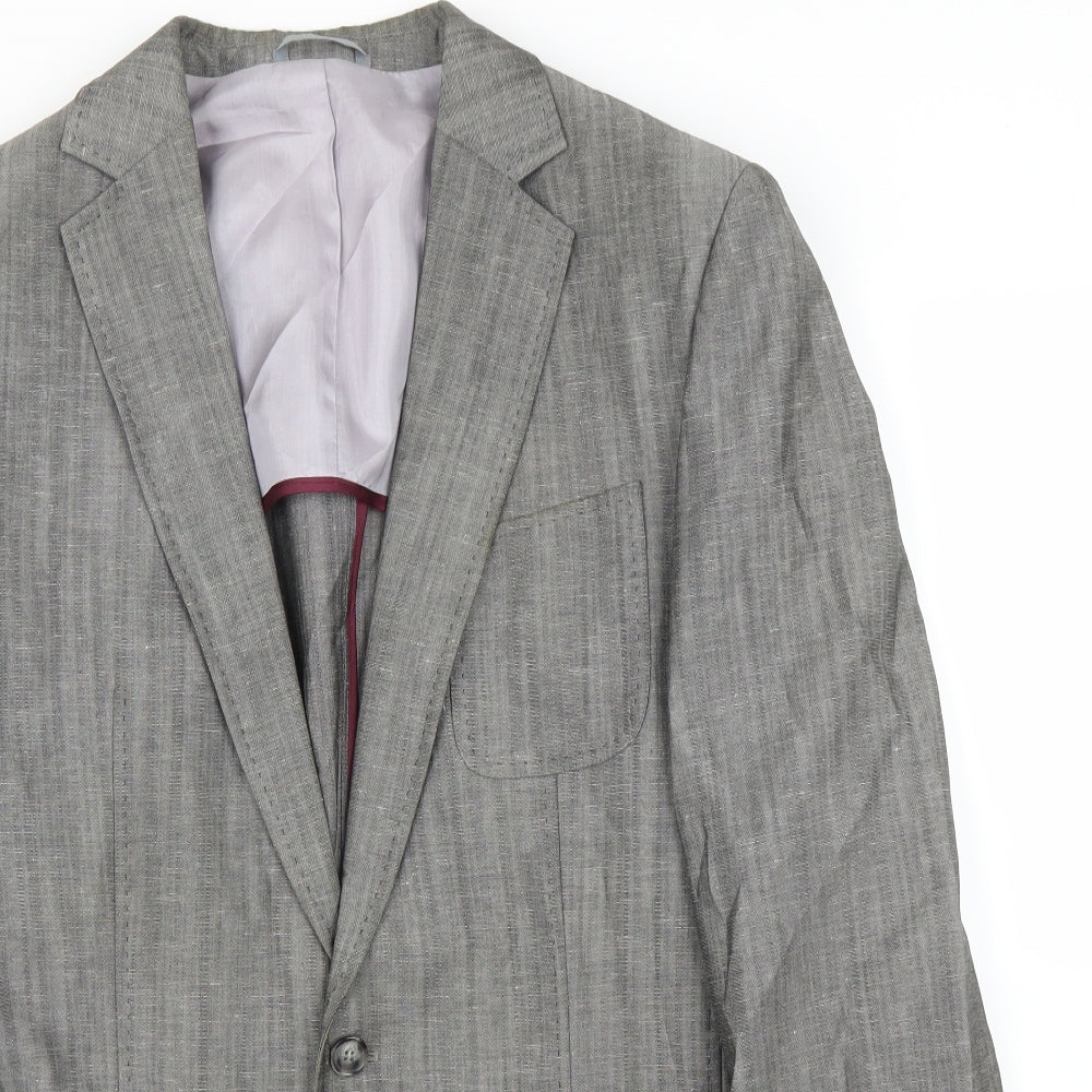 New Men  Mens Grey   Jacket Suit Jacket Size 40