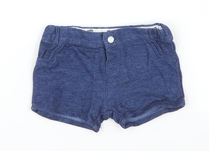 May Baby Blue Capri Leggings Size Newborn