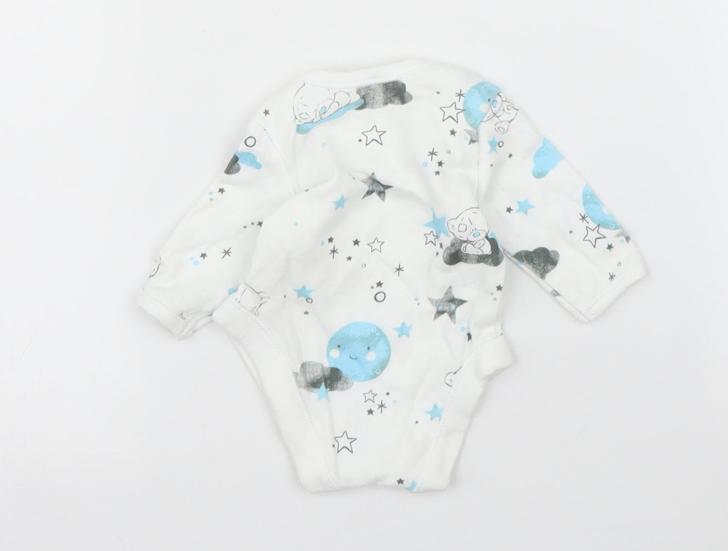 George Baby White   Babygrow One-Piece Size Newborn