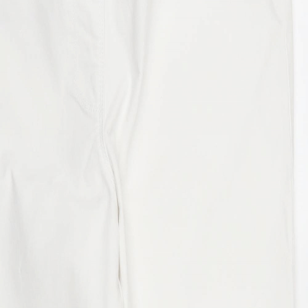 Roman Womens White   Capri Trousers Size 18 L22 in