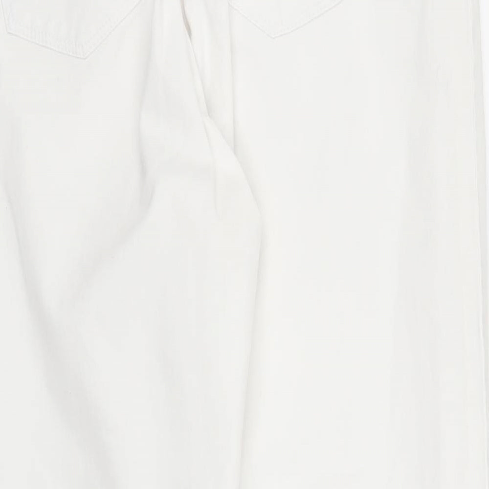 Roman Womens White   Capri Trousers Size 18 L22 in