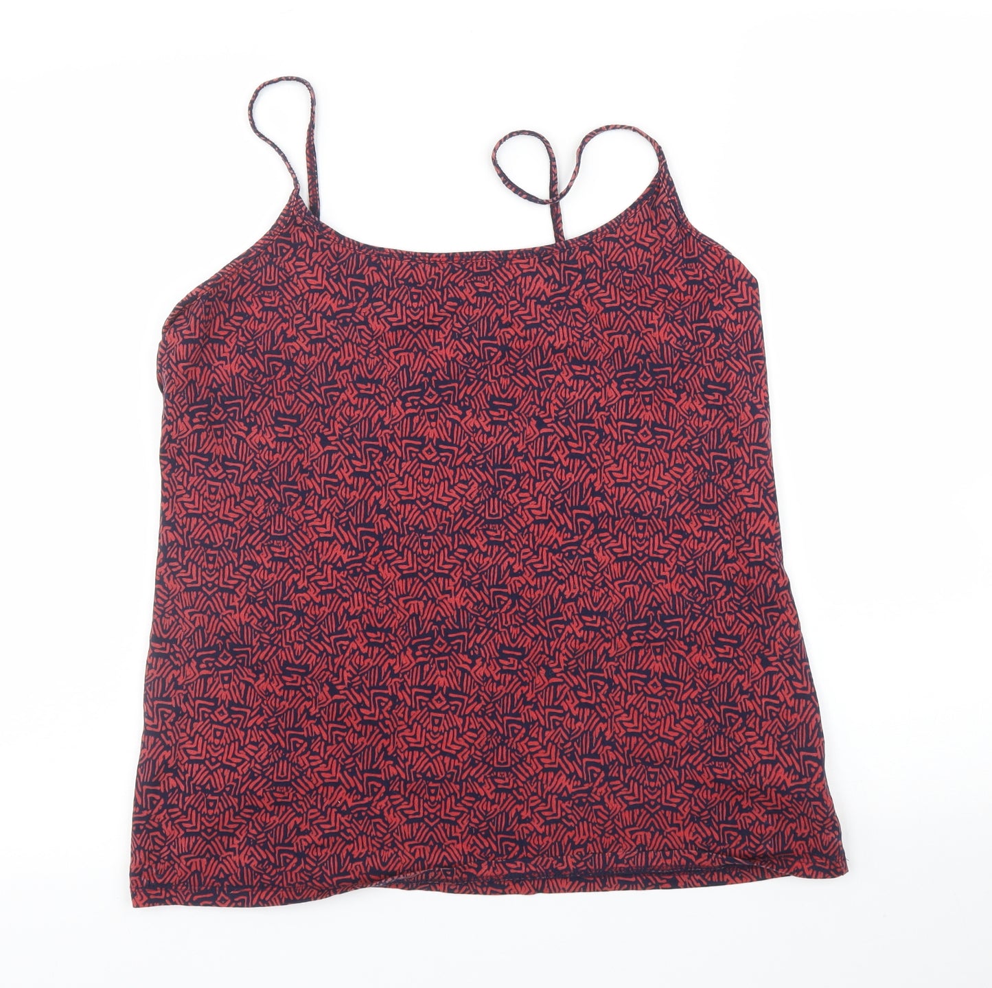 NEXT Womens Red Geometric  Camisole Blouse Size 18