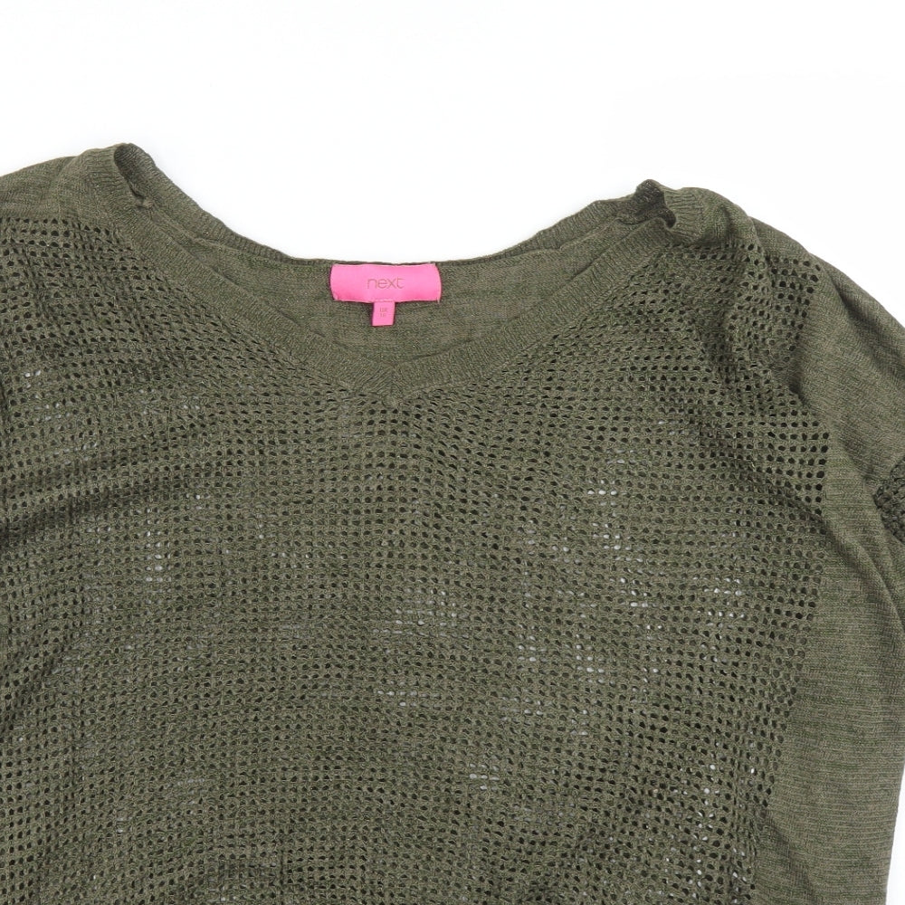 NEXT Womens Green   Basic Blouse Size 16