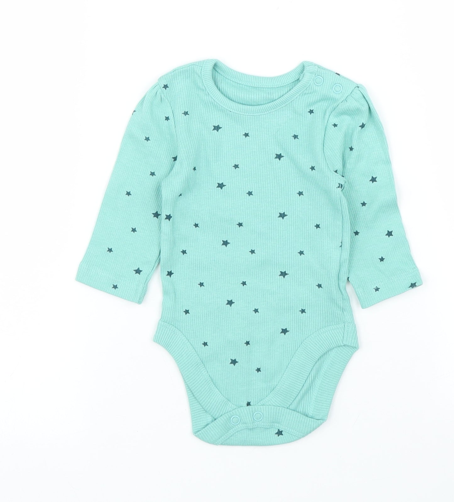 George Girls Green   Babygrow One-Piece Size 0-3 Months