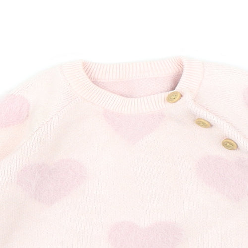 George Girls Pink   Pullover Jumper One Size