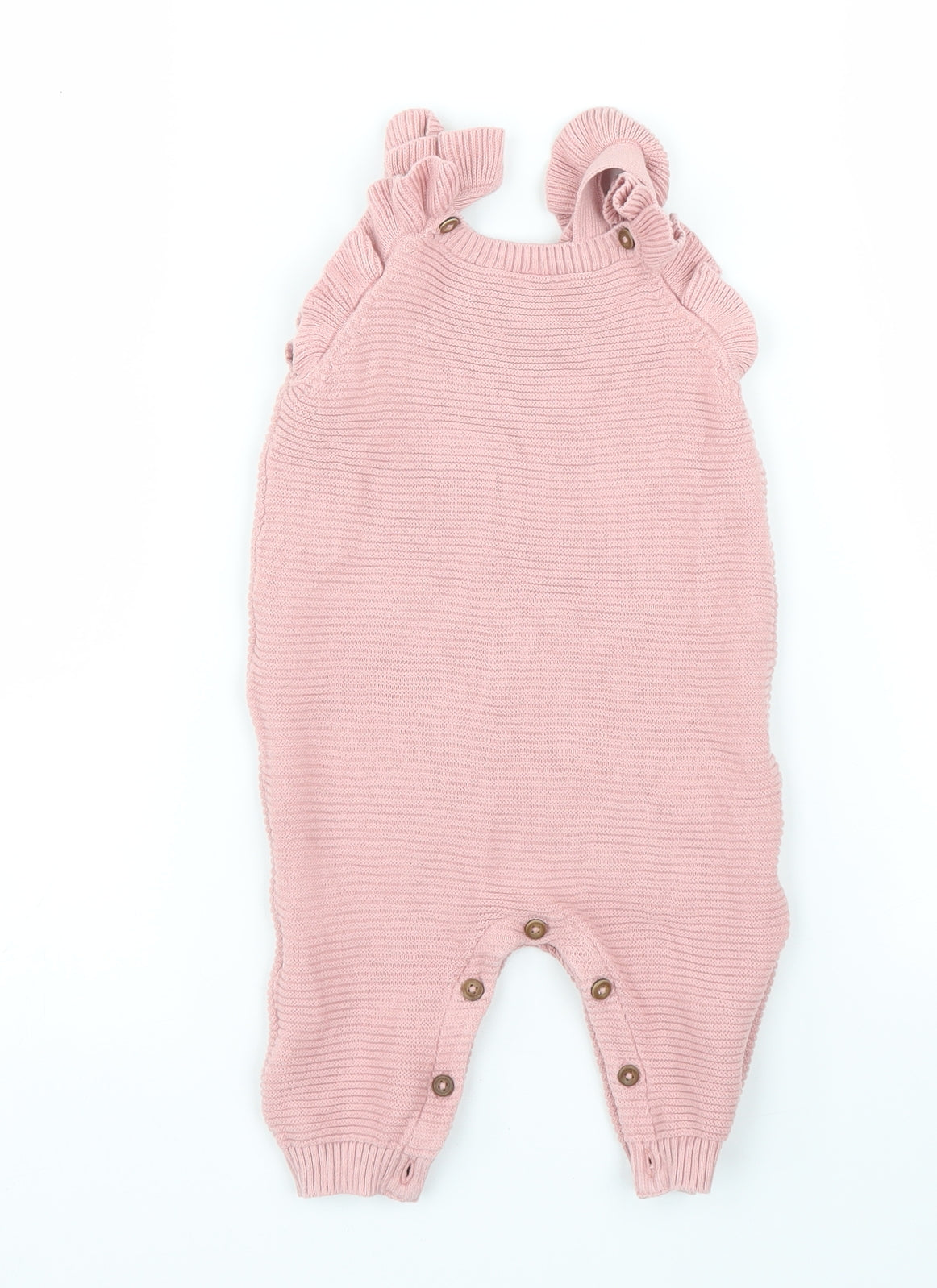 George Girls Pink   Dungaree One-Piece Size 0-3 Months