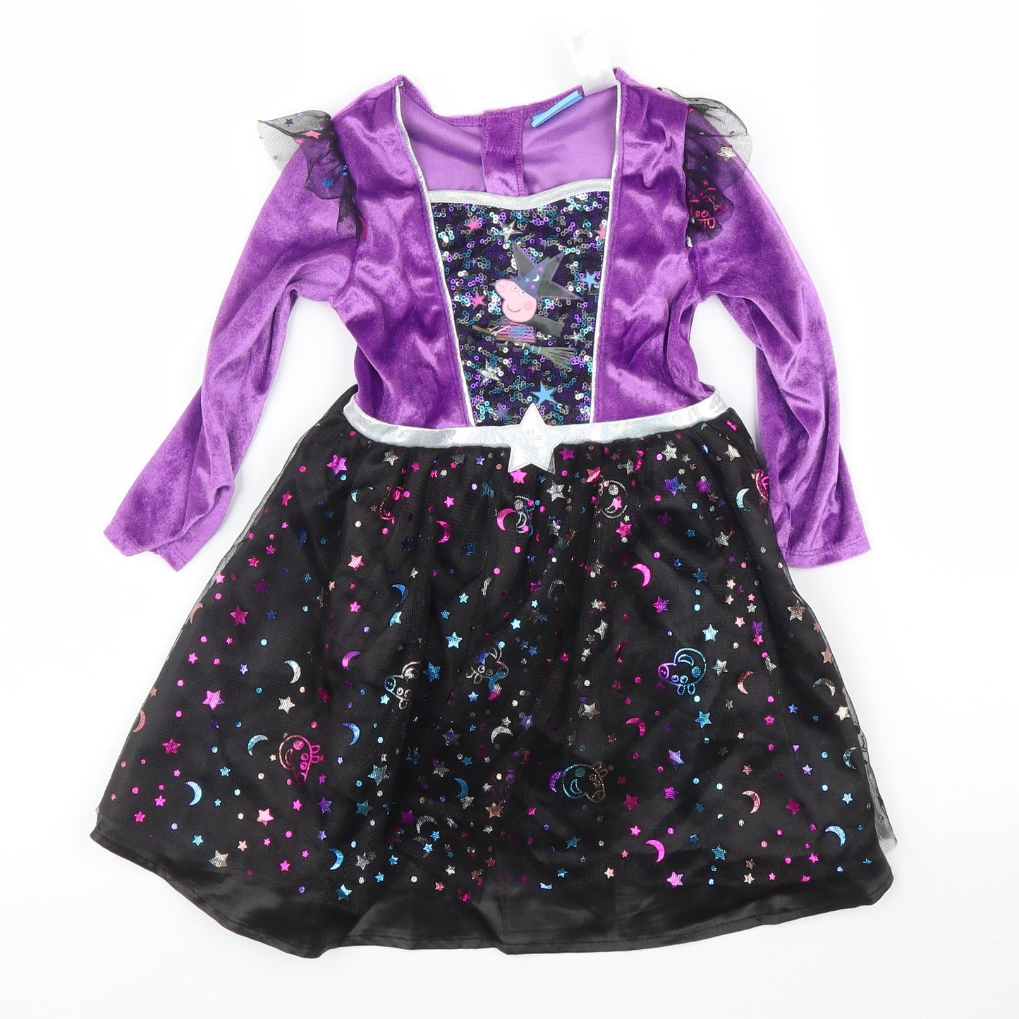 Peppa Pig Girls Black   A-Line  Size 12 Months  - Halloween