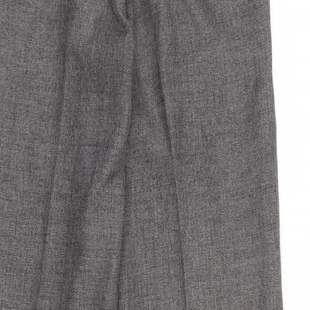 H&M Womens Grey   Trousers  Size 10 L32 in