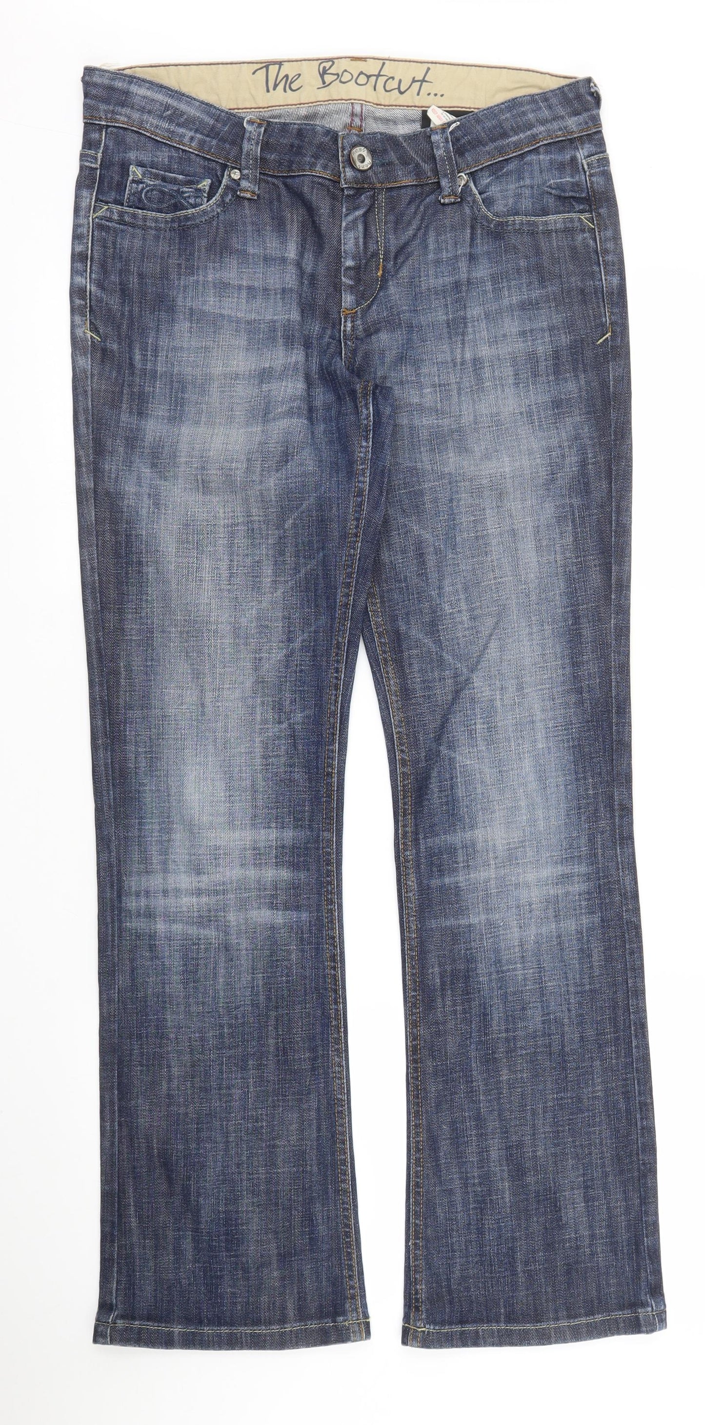 NEXT Womens Blue  Denim Bootcut Jeans Size 12 L29 in