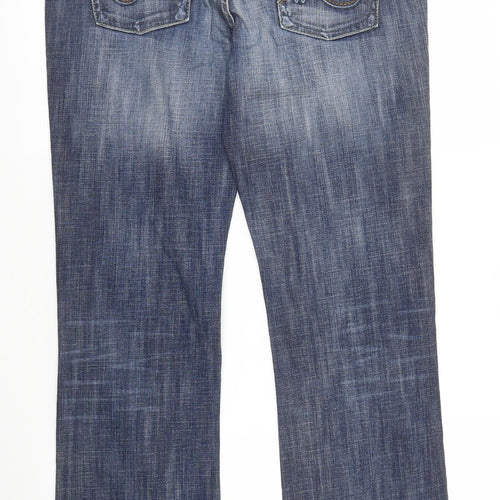 NEXT Womens Blue  Denim Bootcut Jeans Size 12 L29 in