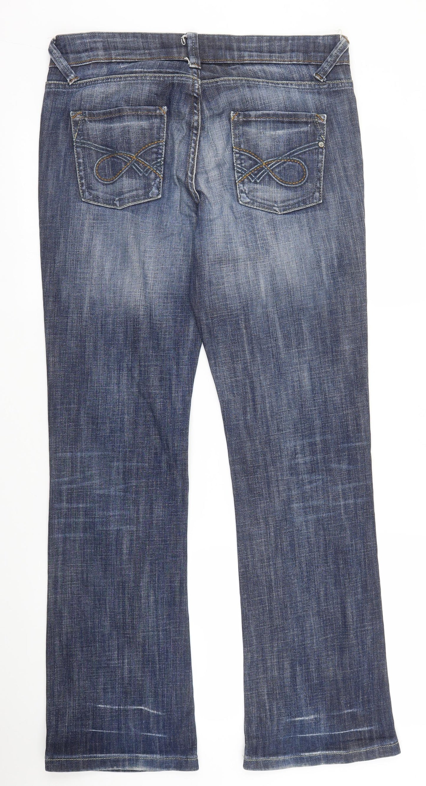 NEXT Womens Blue  Denim Bootcut Jeans Size 12 L29 in