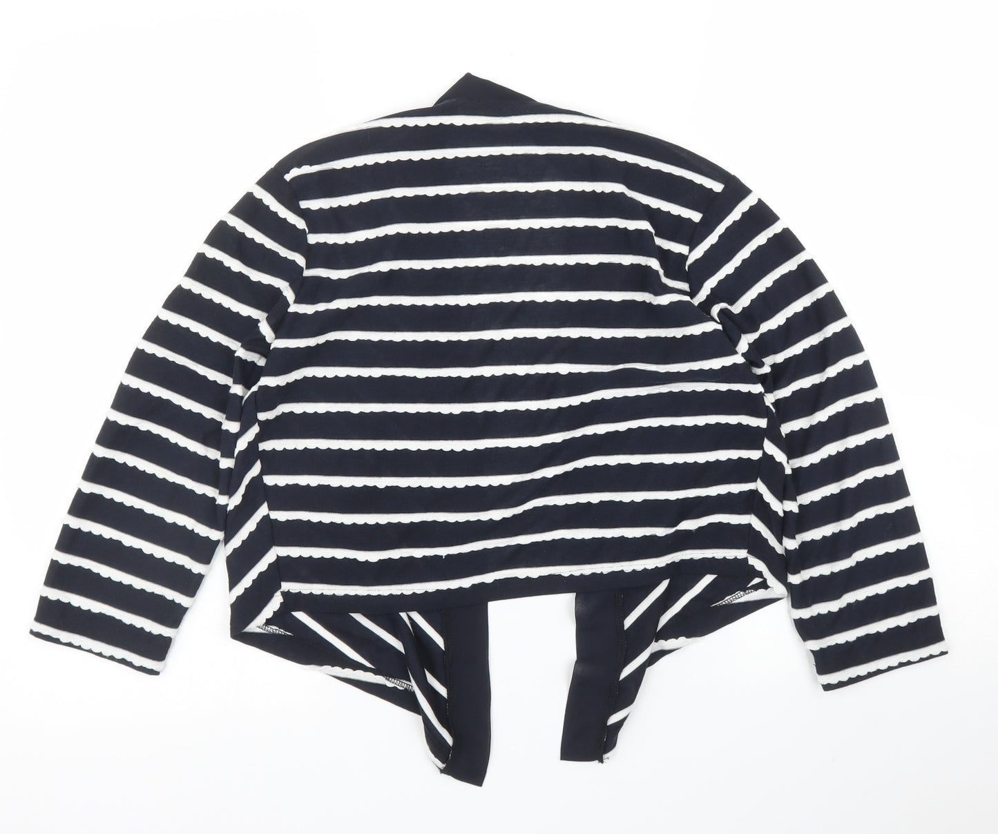 Per Una Womens Blue Striped  Wrap Blouse Size 12