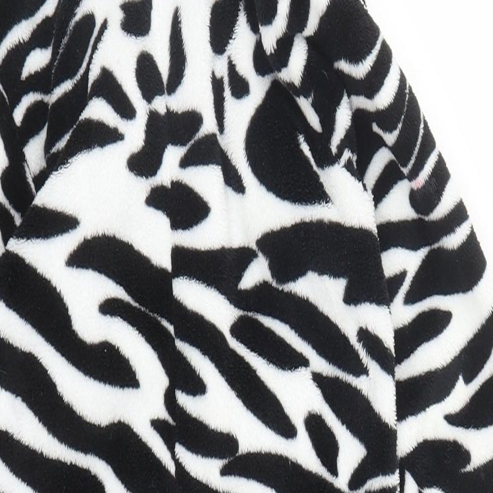 NEXT Girls Black Animal Print  Capri One Piece Size 2 Years  - Zebra print