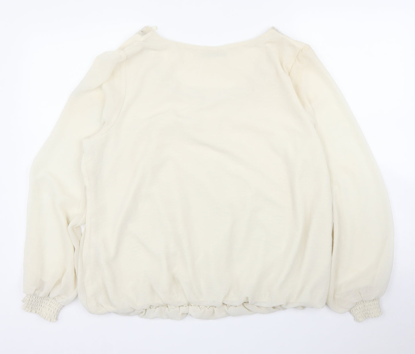 Dunnes Womens White   Basic Blouse Size 20