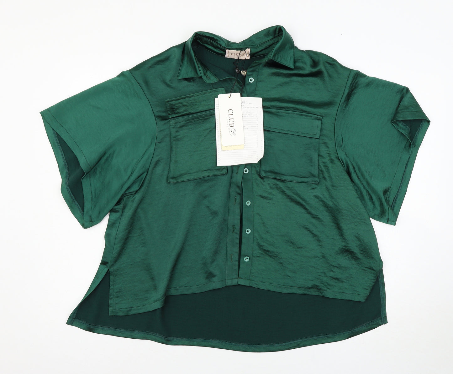 club london Womens Green   Basic Blouse Size 8