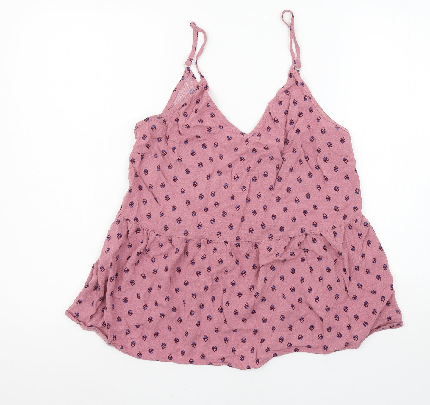 NEXT Womens Pink Floral  Top Pyjama Top Size 10