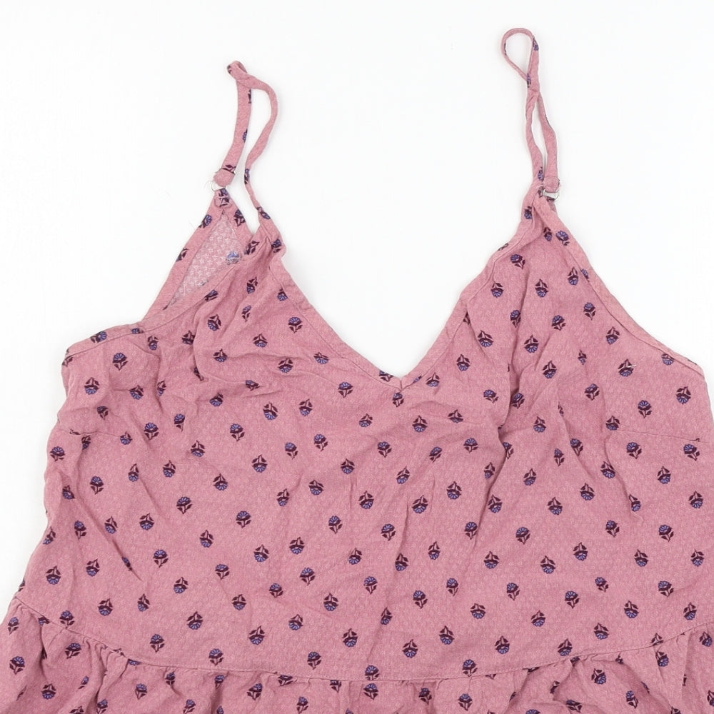 NEXT Womens Pink Floral  Top Pyjama Top Size 10