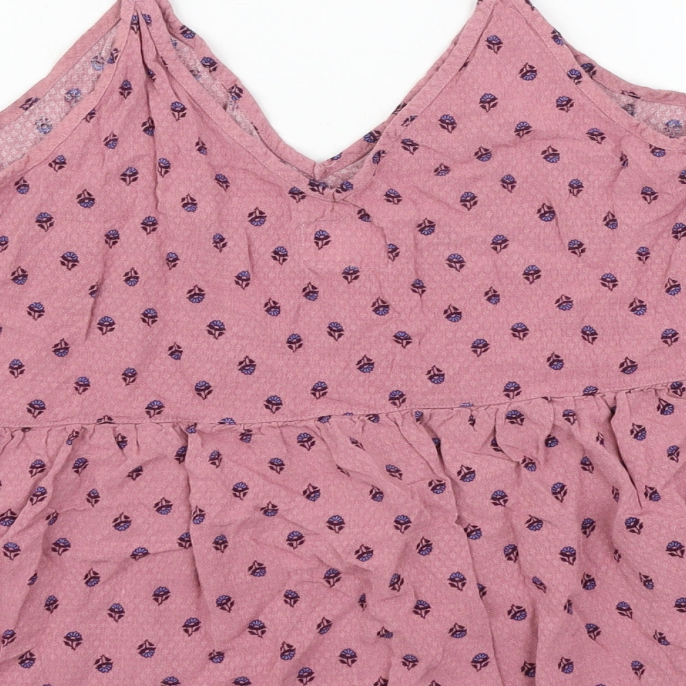 NEXT Womens Pink Floral  Top Pyjama Top Size 10