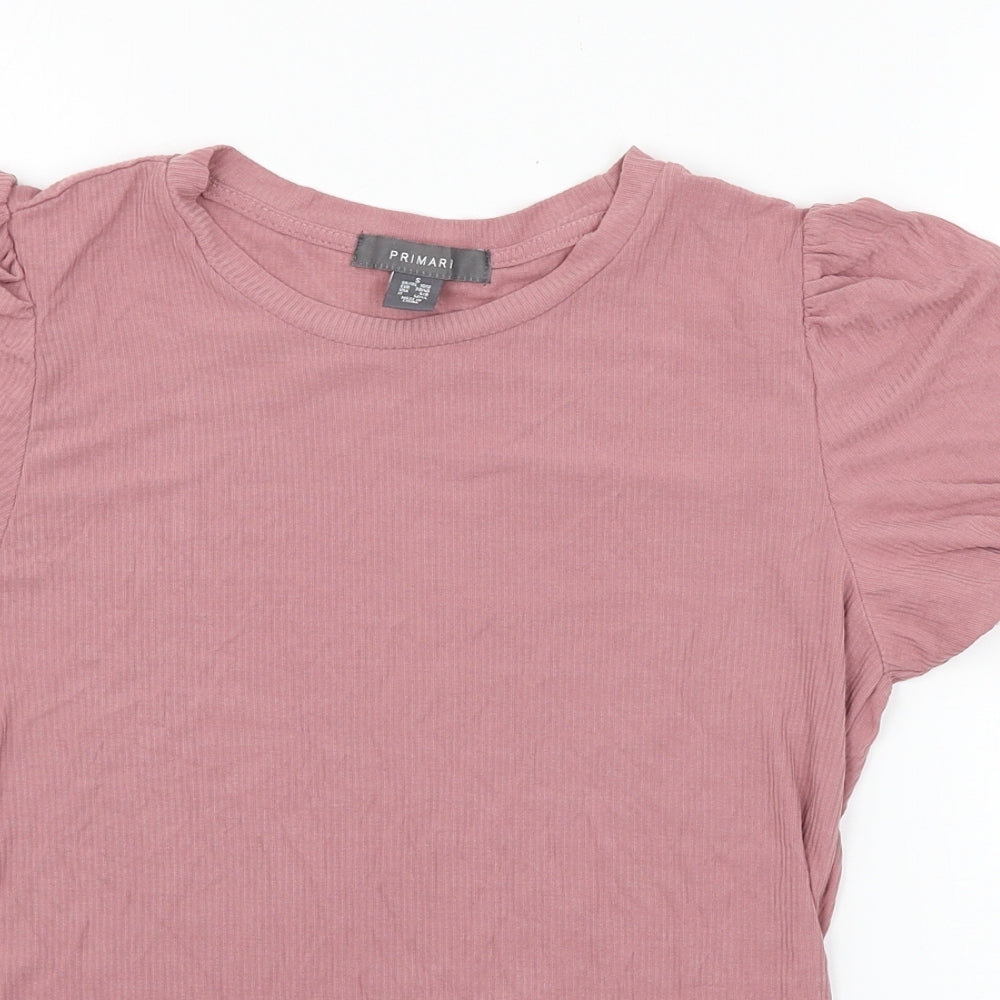 Primark Womens Pink   Basic T-Shirt Size S